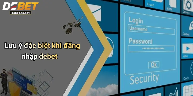 Lưu ý đặc biệt khi đăng nhập debet